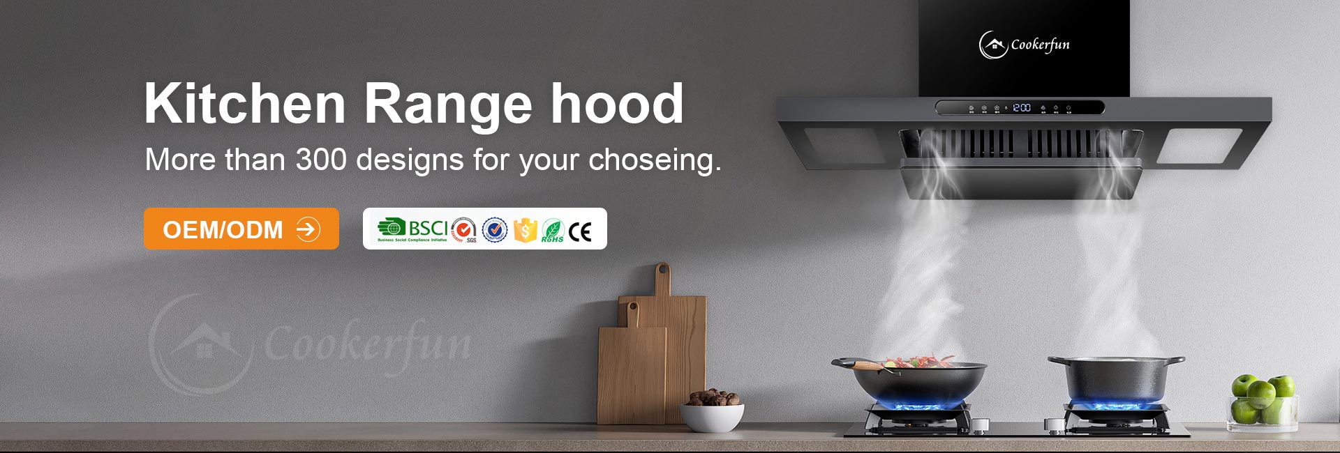 T Shape Range hood